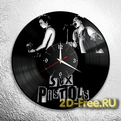 Часы из пластинки музыка Sex Pistols