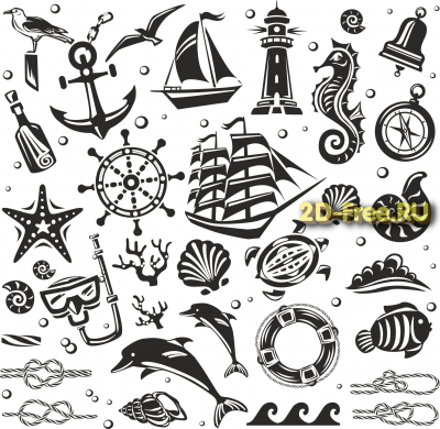 Векторы набор Free Vectors for Laser Cutting 219