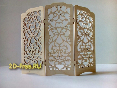 Ширма, прорезная резьба