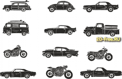Векторы набор Free Vectors for Laser Cutting 011