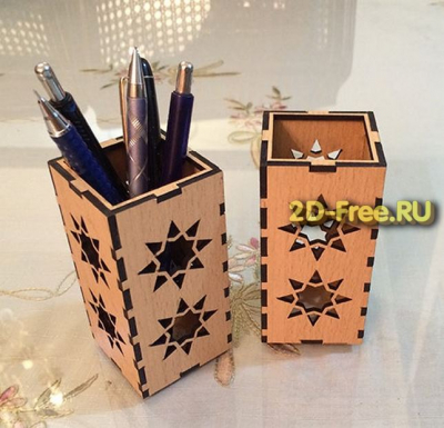 Стакан под ручки файл dxf