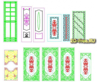 Векторы набор Free Vectors for Laser Cutting 245