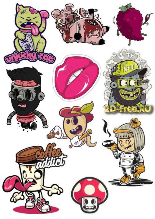 Рисунки на футболки T-shirt vector free 22