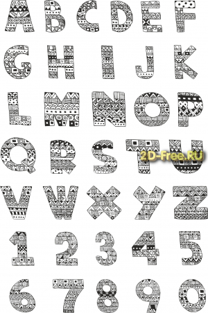 Векторы набор Free Vectors for Laser Cutting 091