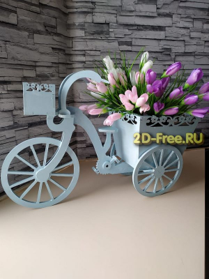 Козина с цветами велосипед модель cdr