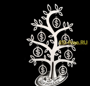 бесплатно скачать векторы денежное дерево