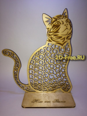 Просто кот для украшения cdr