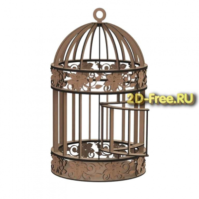 Клетка для птиц макет