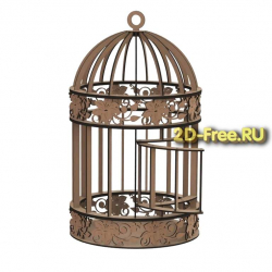 Клетка для птиц макет