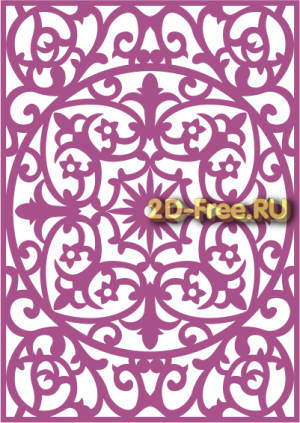 Панель Laser Cut Free Vector 126