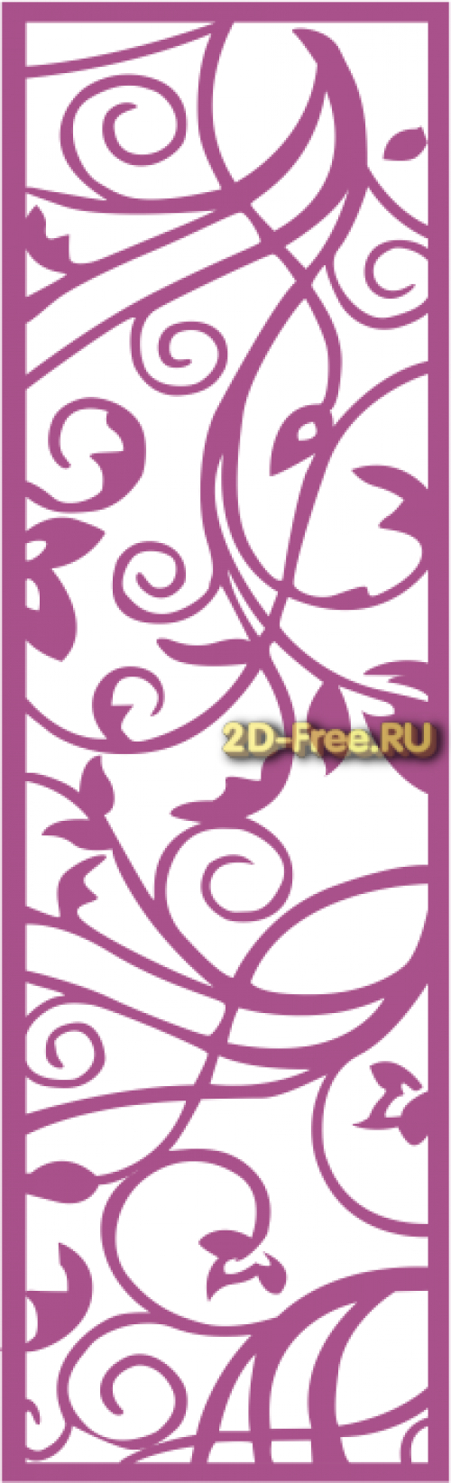 Панель Laser Cut Free Vector 141
