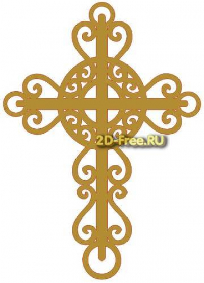 Крест для резке по фанере на чпу