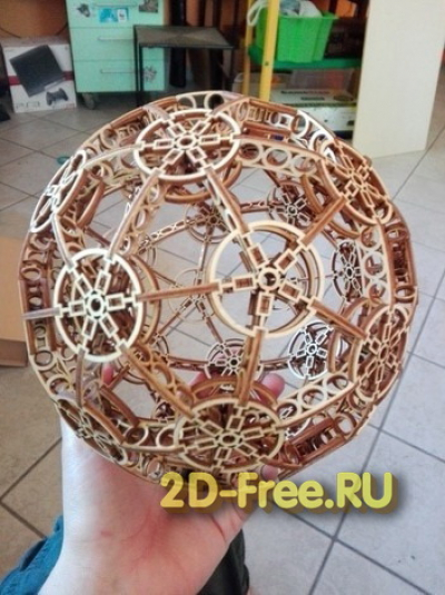 Резной шар