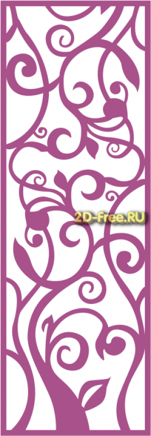 Панель Laser Cut Free Vector 138