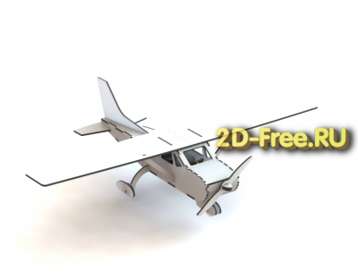 Авиа 2D макет для лазерной резки