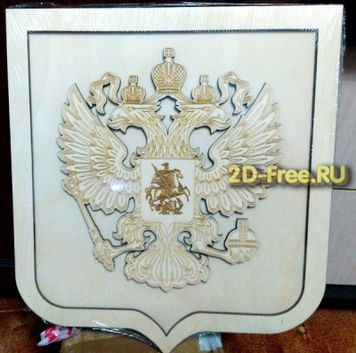 Герб РФ модель формат cdr