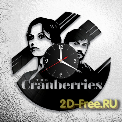 Часы из пластинки зарубежная музыка The Cranberries