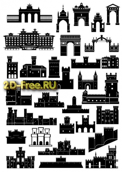 Векторы набор Free Vectors for Laser Cutting 287