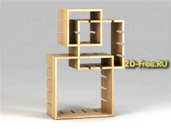 Полка трансформер 2D макет