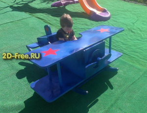 Модель детского самолета cdr