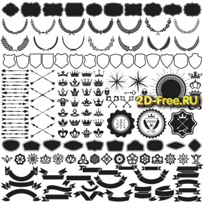 Векторы набор Free Vectors for Laser Cutting 095