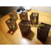 Подсвечник резной макет