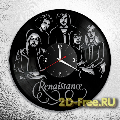 Часы из пластинки музыка Renaissance