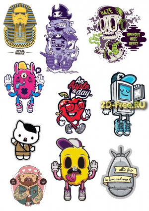 Рисунки на футболки T-shirt vector free 19