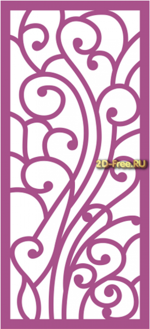 Панель Laser Cut Free Vector 107
