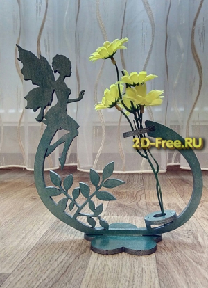 Подставка под цветок макет