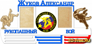 Модель медальницы 132