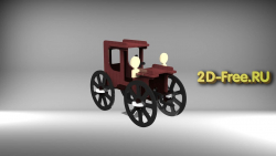 Машинки 3D Model Car 2D макет