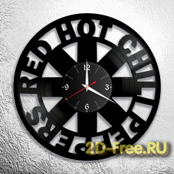 Часы из пластинки музыка Red Hot Chili Peppers 2
