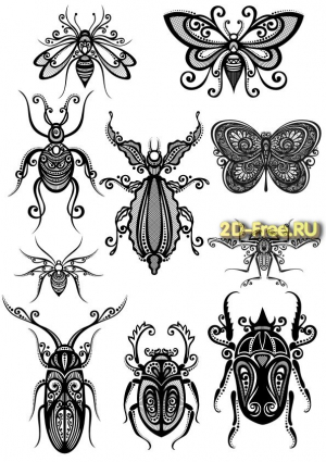 Векторы набор Free Vectors for Laser Cutting 066