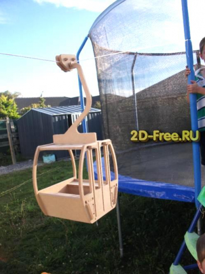 Будка для канатной дороги 2D макет