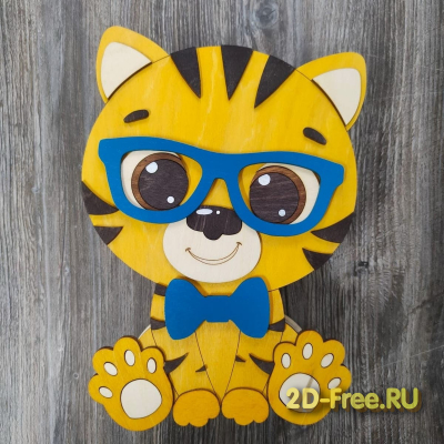 Коробочка для конфет тигр