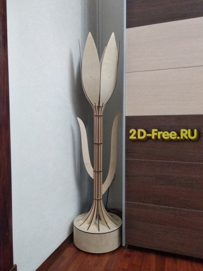 Ваза напольная макет cdr