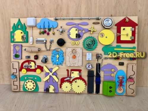 Бизиборд панель макет cdr