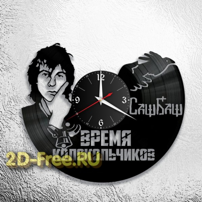 Часы из пластинки русская музыка Башлачев 2