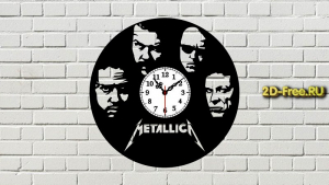 Часы Metallica макет 94 формат cdr