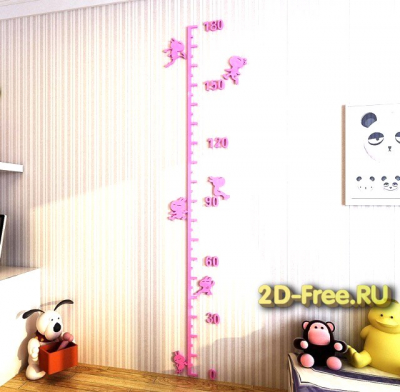 Ростомер 2D макет для лазерной резки