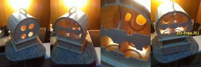 Мини бар в виде бочки