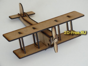 Самолет легкомоторный макет dxf