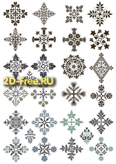 Векторы набор Free Vectors for Laser Cutting 261