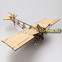 Аэроплан макет для лазерной резки