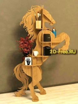 Конь полка из дерева