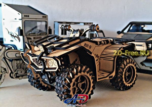 Квадроцикл модель cdr конструктор