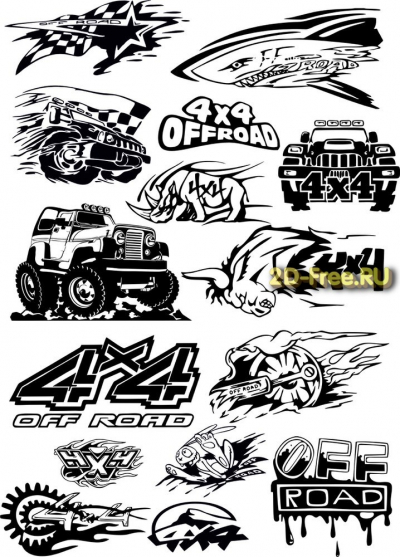 Векторы набор Free Vectors for Laser Cutting 228