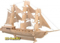 Бригантина макет для сборки
