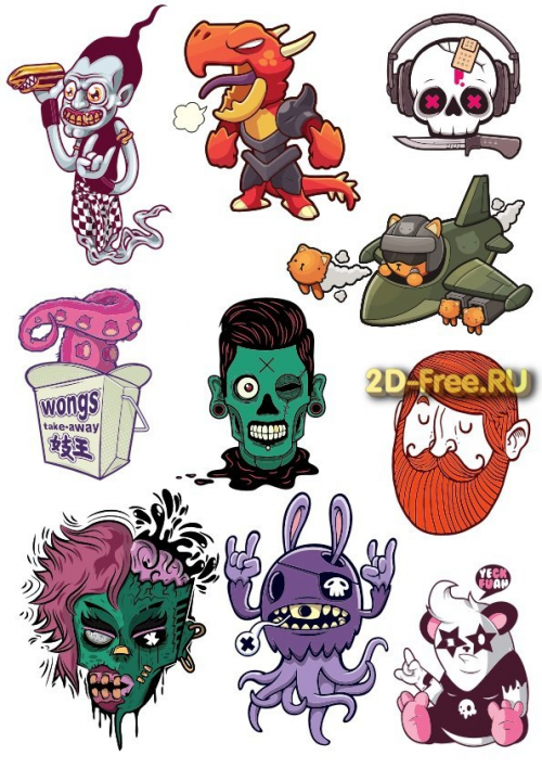 Рисунки на футболки T-shirt vector free 21